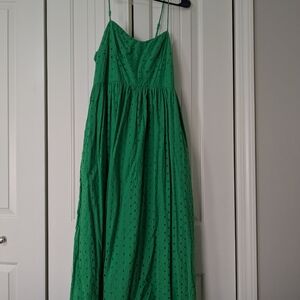 Elegant Green Maxi Dress
